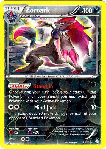 Zoroark [Reverse Holo] #91 Pokemon BREAKthrough