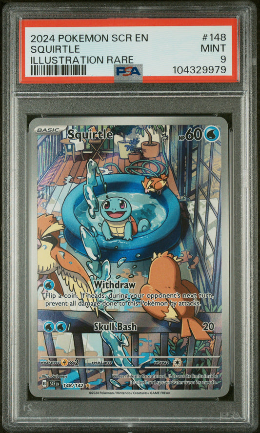 Squirtle Stellar Crown 148/142 PSA 9 (MINT)